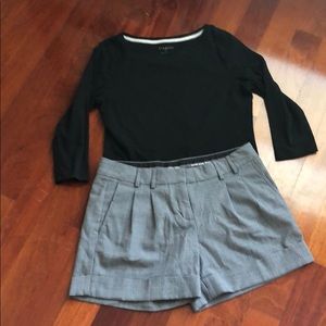 The Express Size 6 plaid shorts